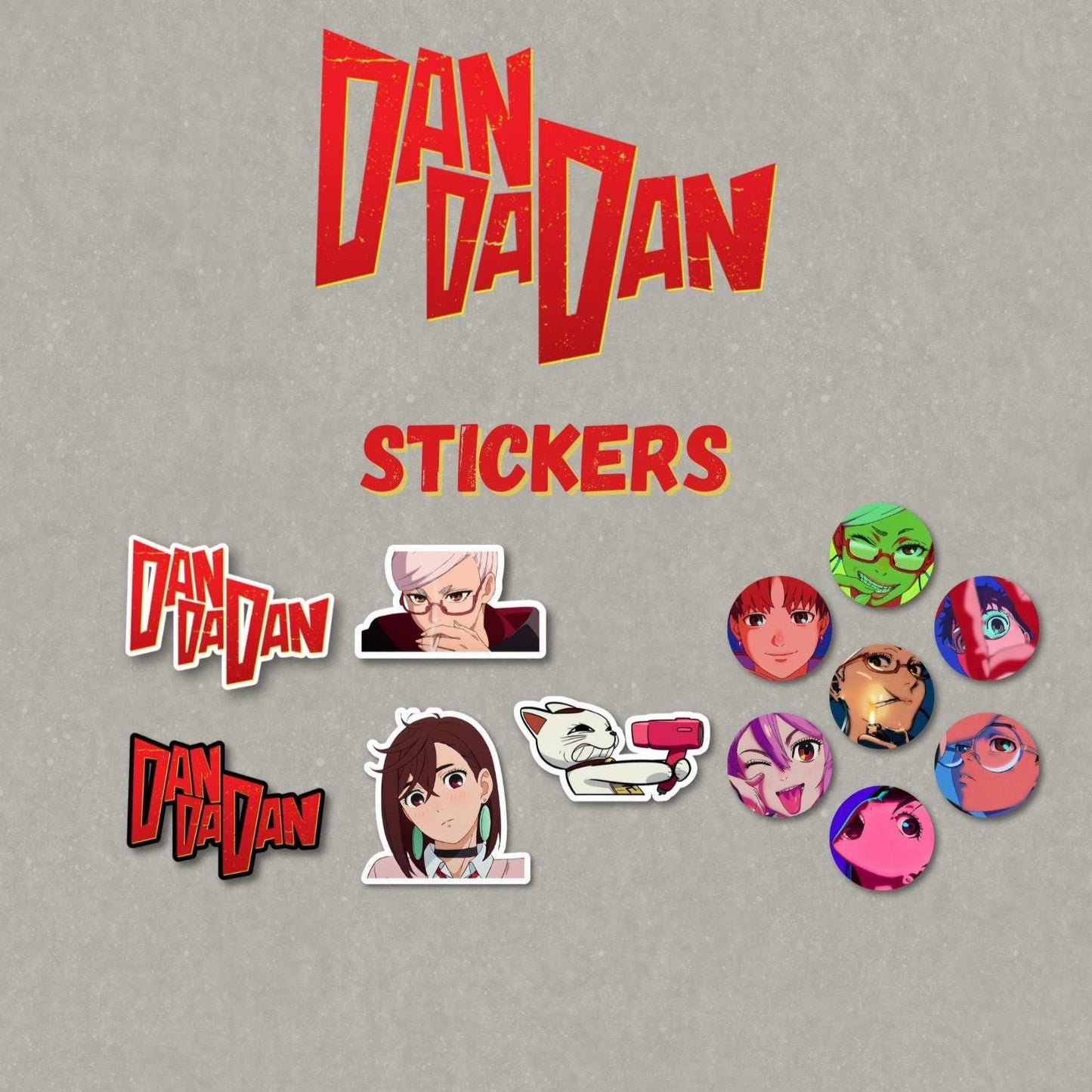 Dandadan Stickers