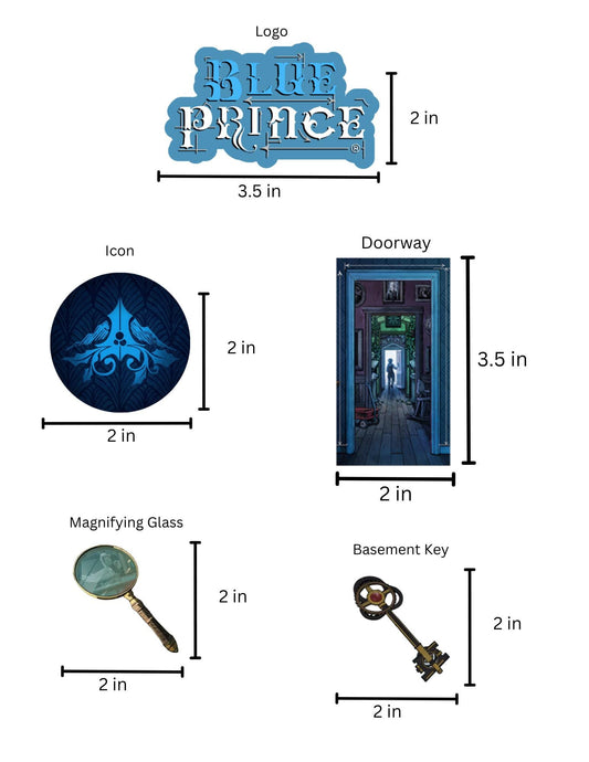 Blue Prince Stickers