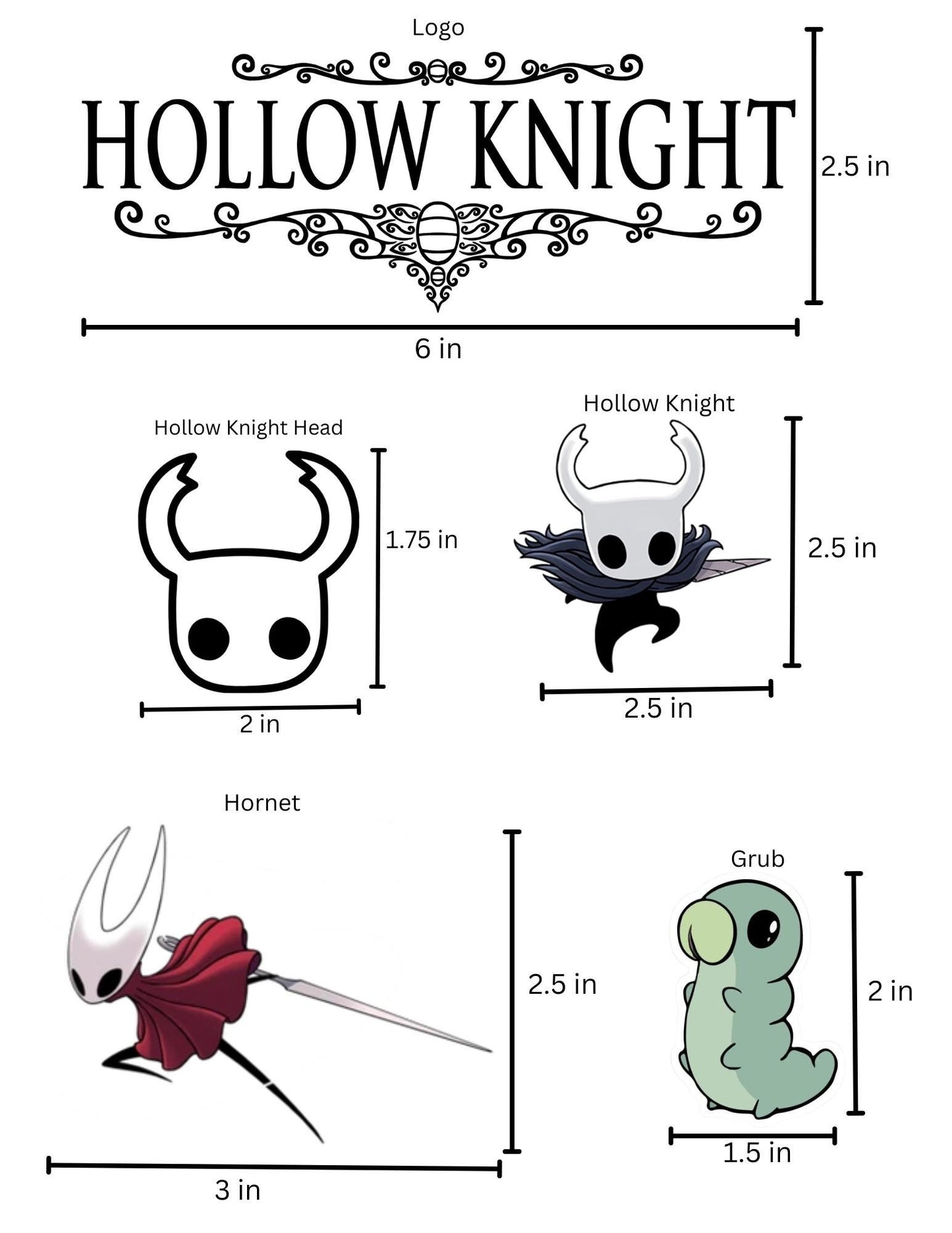 Silksong Stickers