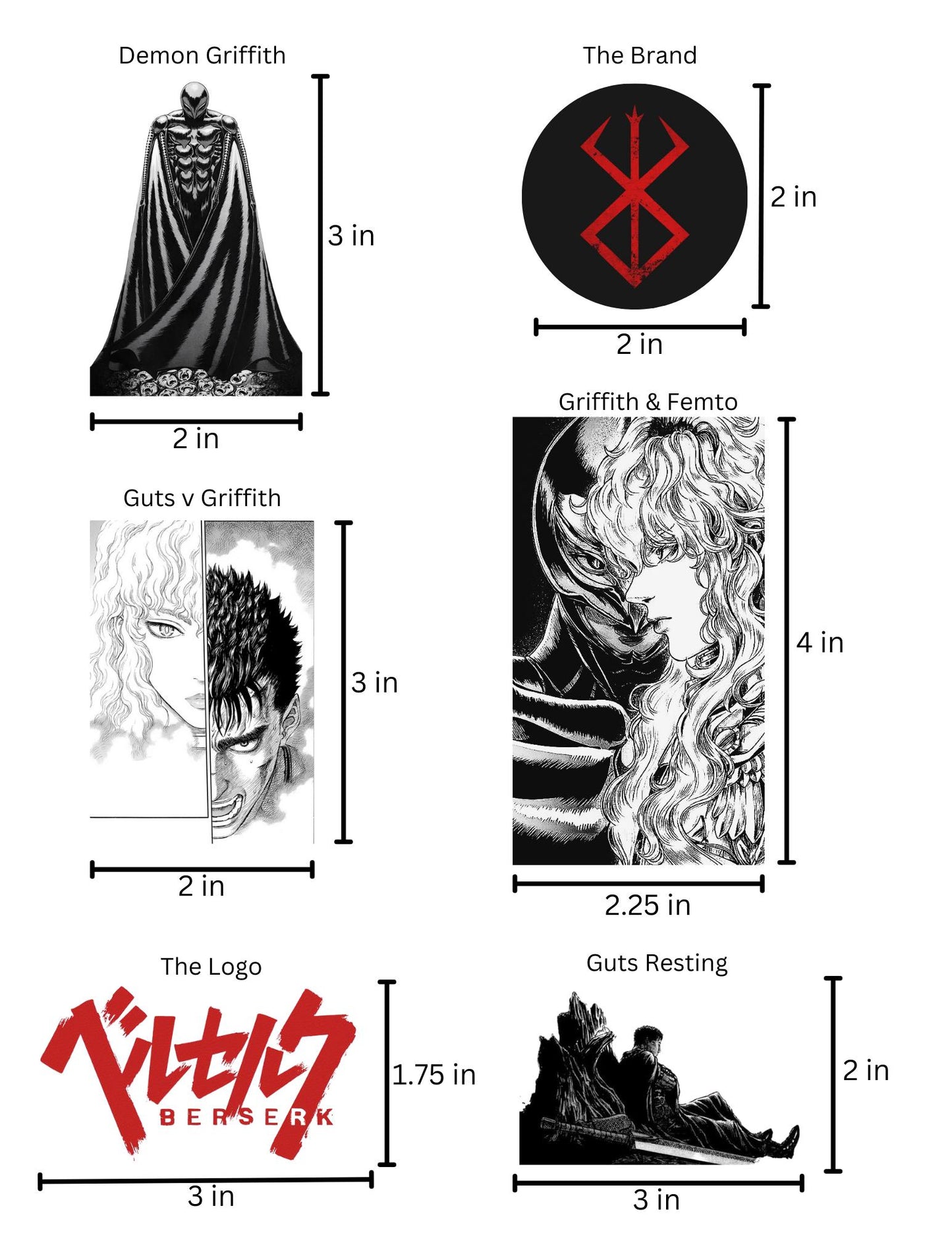 Berserk Stickers