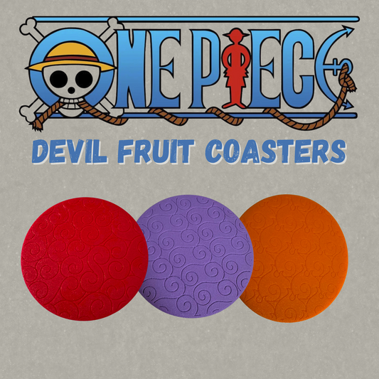 Devil Fruit Coasters - 4 pack