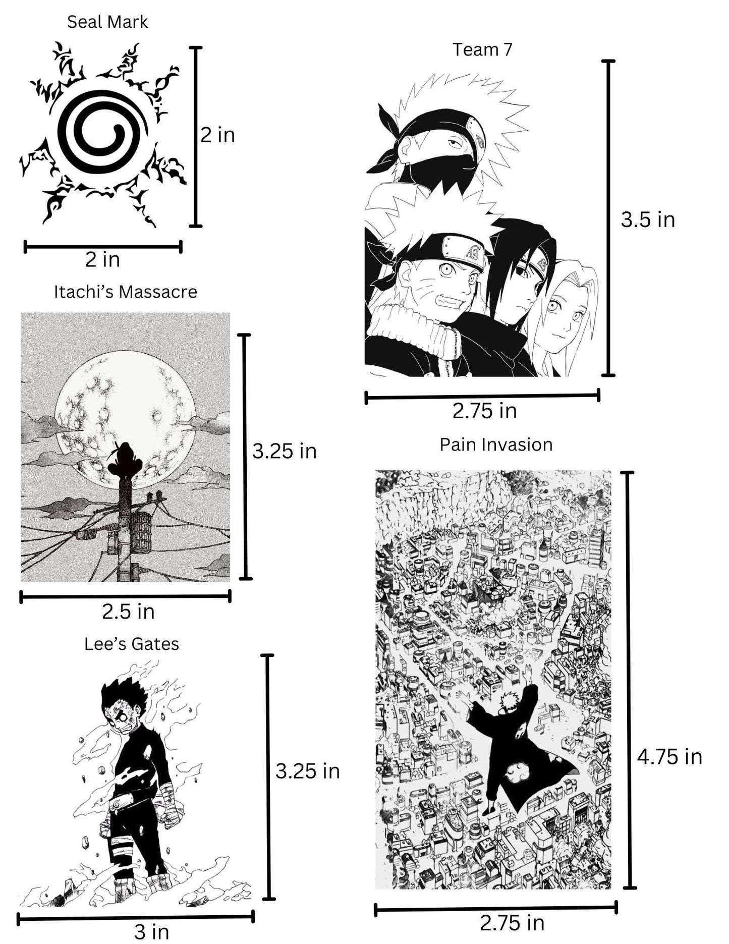 Naruto Stickers