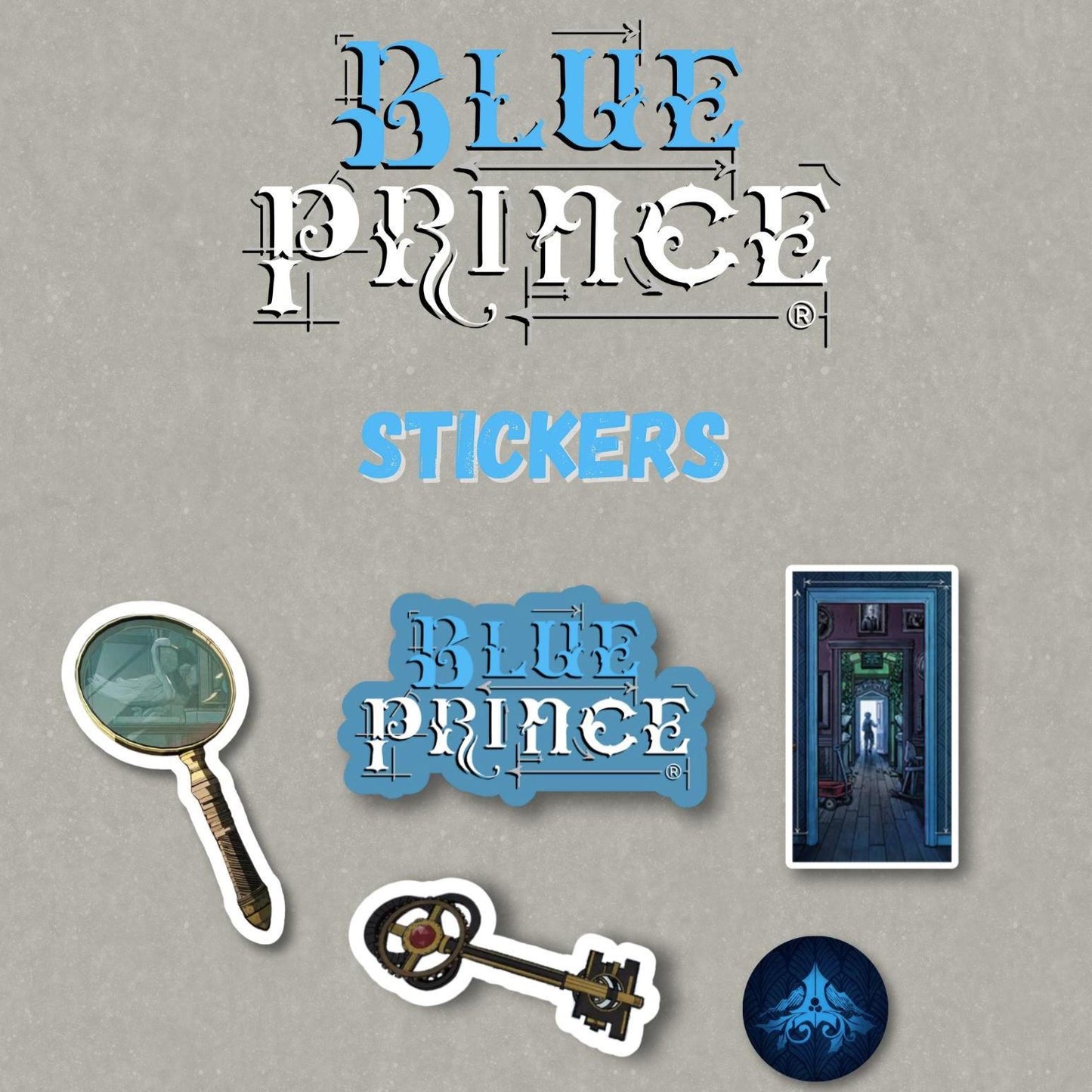 Blue Prince Stickers
