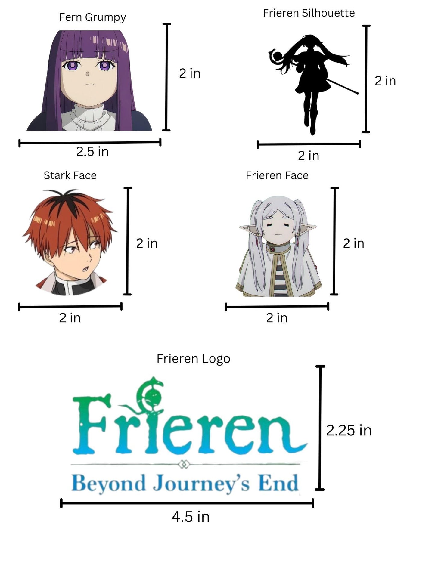 Frieren Stickers