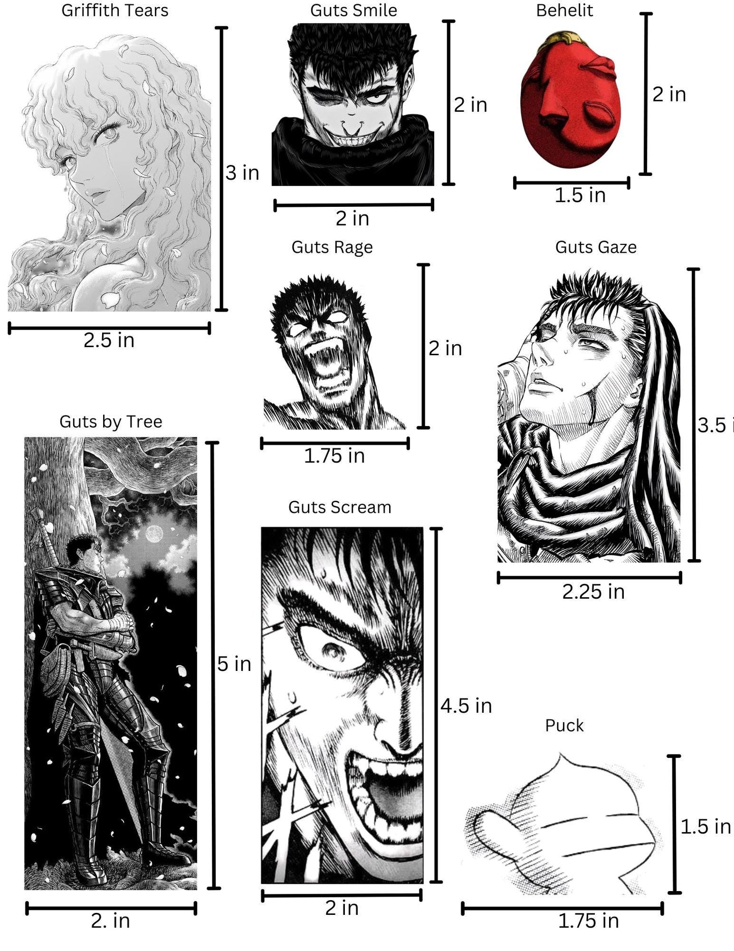 Berserk Stickers